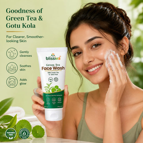 blissiva Green Tea Face Wash