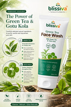 blissiva Green Tea Face Wash