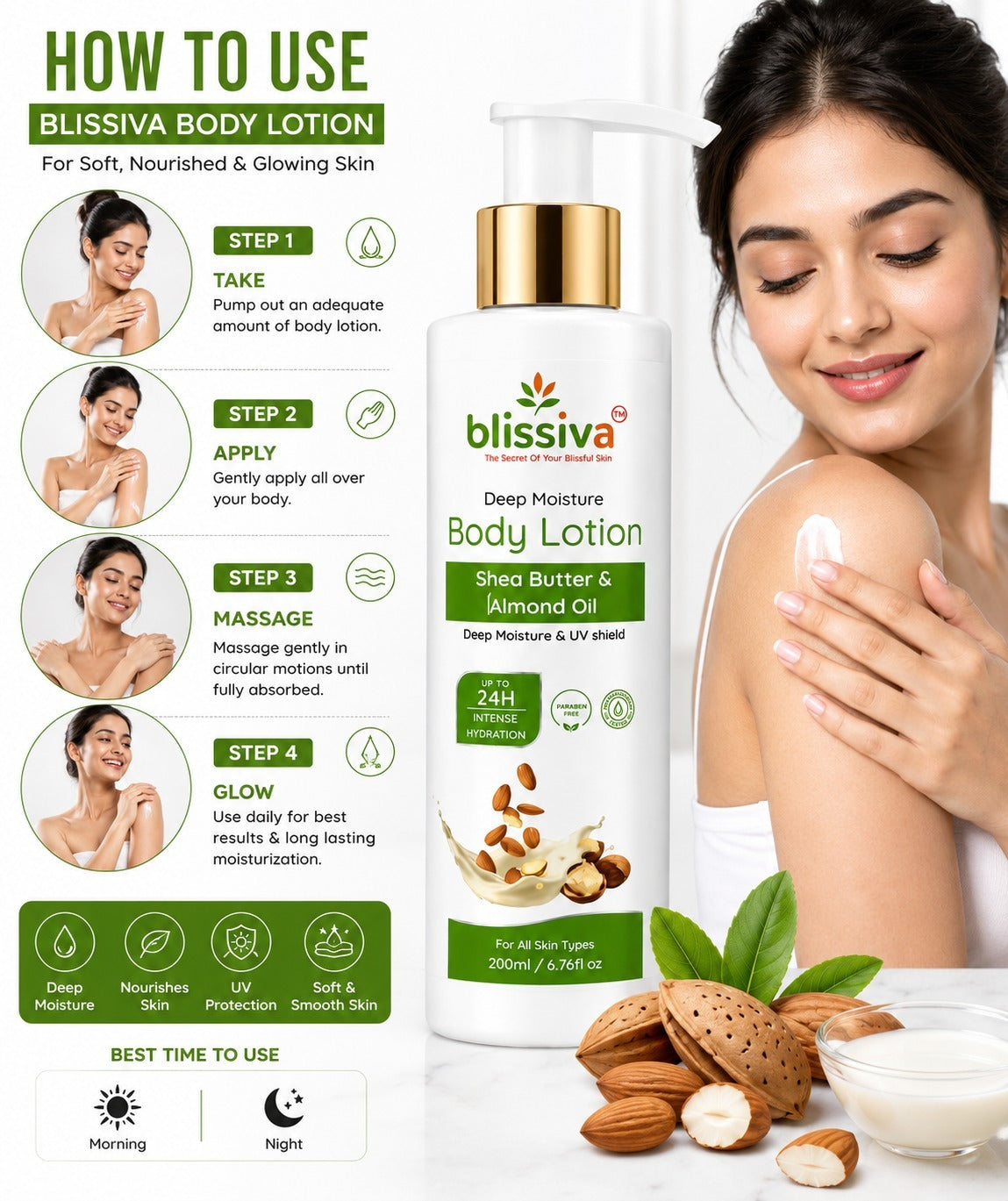 Body Lotion Shea Butter & Almond Oil